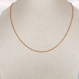 Cadena Militar 2.65gr / 60.5cm / 1mm Oro Rosa +3 18K %