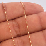 Cadena Militar 2.65gr / 60.5cm / 1mm Oro Rosa +3 18K %