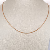Cadena Veneciana 2.65gr / 40.5-45.5cm / 1mm Oro Rosa +3 18K %