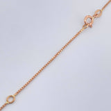 Cadena Veneciana 2.65gr / 40.5-45.5cm / 1mm Oro Rosa +3 18K %