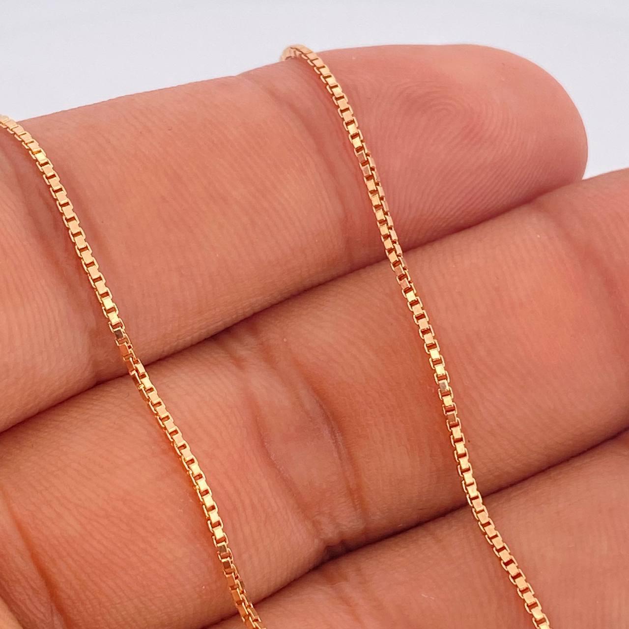Cadena Veneciana 5gr / 60.5cm / 1.1mm Oro Rosa +3 18K %