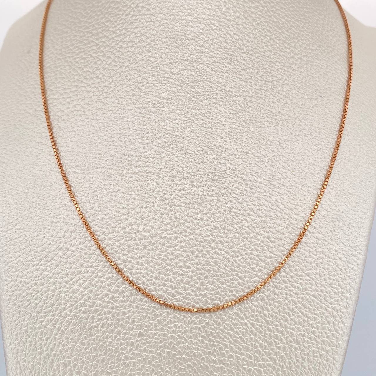 Cadena Veneciana 5gr / 60.5cm / 1.1mm Oro Rosa +3 18K %