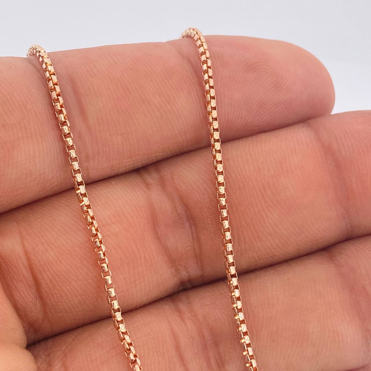 Cadena Veneciana 7gr / 52.5cm / 1.5mm Oro Rosa +3 18K %