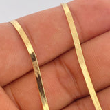 Cadena Espejo 3gr / 45.5cm / 3mm Oro Amarillo +3 18K %