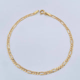 Pulso Figaro 0.65gr / 18.5cm / 2mm Oro Amarillo +1 18K %