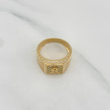Anillo Signo Peso 5.9 g / T9 1/4 Oro Amarillo 18K