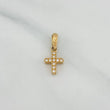 Dije Cruz Doble Faz 1 g / 1.8 cm Oro Amarillo 18K