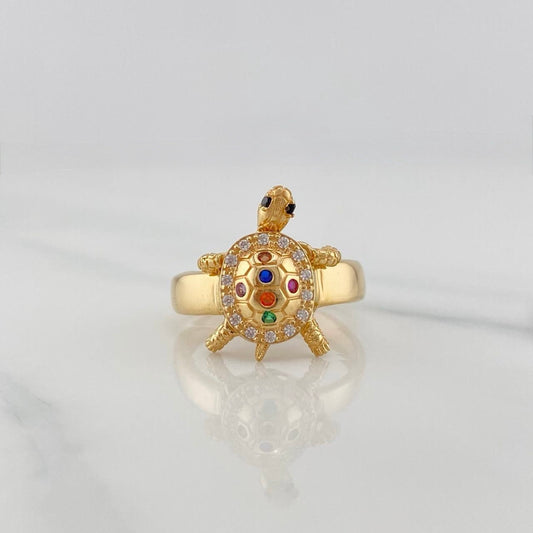 Anillo Tortuga Articulada 2.75 g / T5 1/4 Oro Amarillo 18K