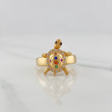 Anillo Tortuga Articulada 2.75 g / T5 1/4 Oro Amarillo 18K