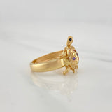 Anillo Tortuga Articulada 2.75 g / T5 1/4 Oro Amarillo 18K