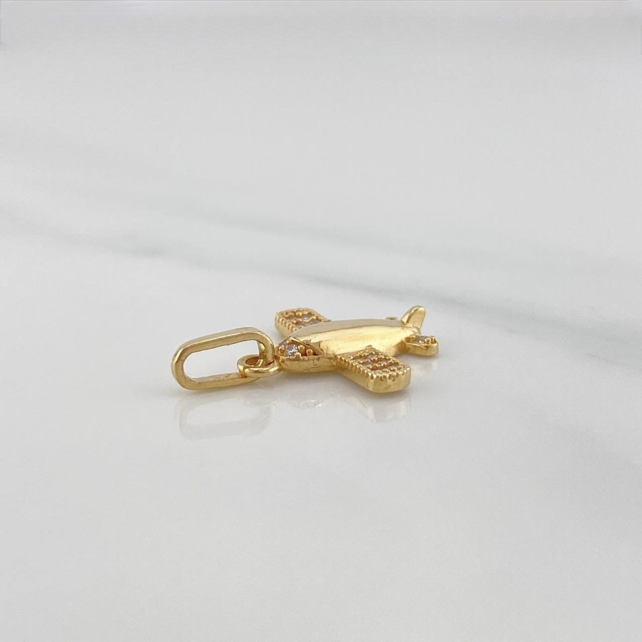 Dije Avion 1.25 g / 2 cm Oro Amarillo 18K