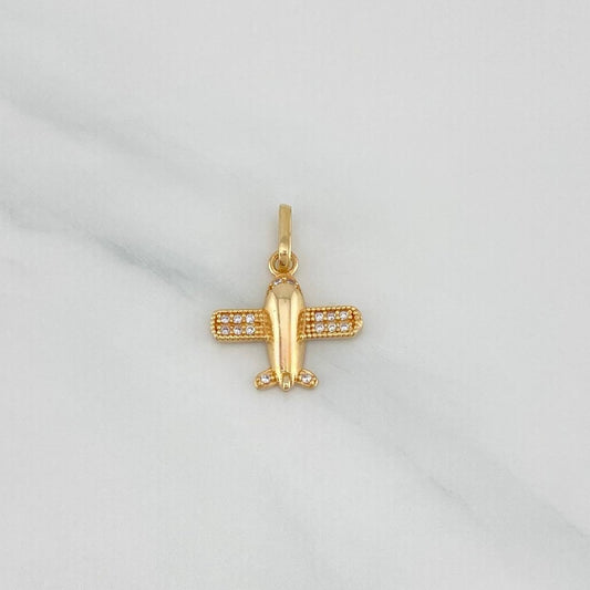Dije Avion 1.25 g / 2 cm Oro Amarillo 18K