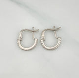 Candongas Shine 1.4 g / 1.5 cm Oro Blanco 18K