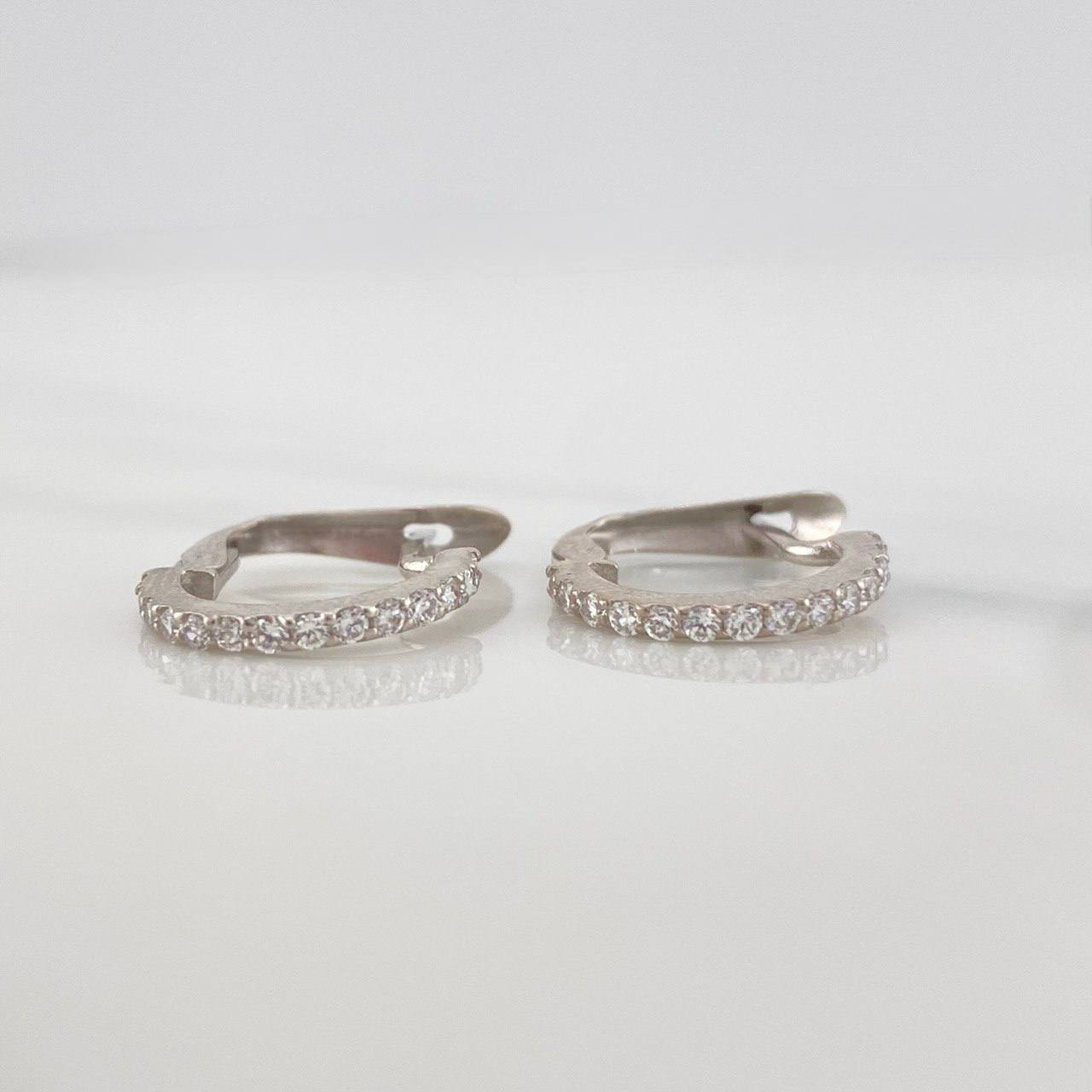 Candongas Shine 1.4 g / 1.5 cm Oro Blanco 18K