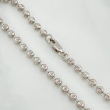 Pulso Militar Media Luna 5.45 g / 18.5 cm / 3 mm Oro Blanco 18K