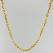 Cadena Militar Media Luna 15.2 g / 61.2 cm / 3 mm Oro Amarillo 18K