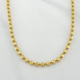 Cadena Militar Media Luna 15.2 g / 61.2 cm / 3 mm Oro Amarillo 18K