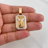 Dije San Miguel Arcangel 5.2 g / 3.8 cm Tres Oros 18K