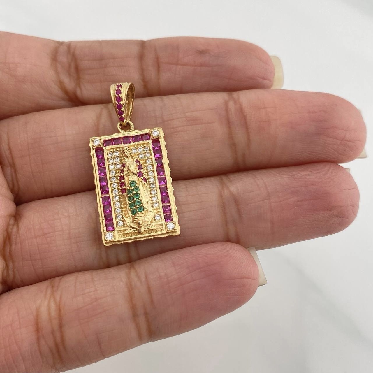 Dije Virgen Guadalupe 3.9 g / 3 cm Oro Amarillo 18K