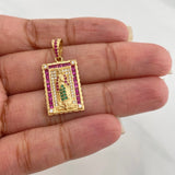 Dije Virgen Guadalupe 3.9 g / 3 cm Oro Amarillo 18K