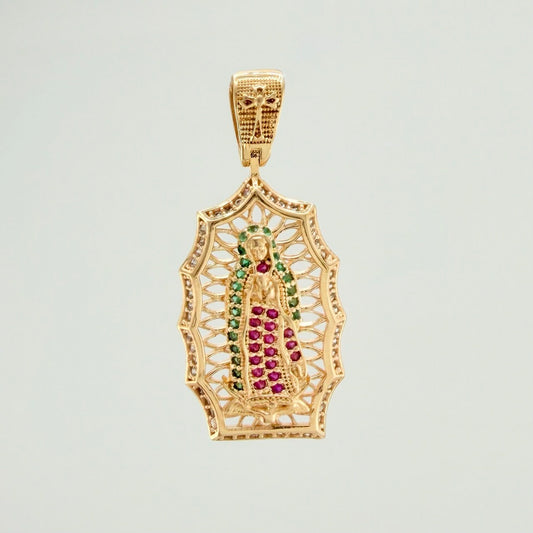 Dije Virgen Guadalupe 4.35 g / 3.7 cm Oro Amarillo 18K
