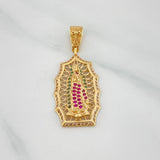 Dije Virgen Guadalupe 4.35 g / 3.7 cm Oro Amarillo 18K
