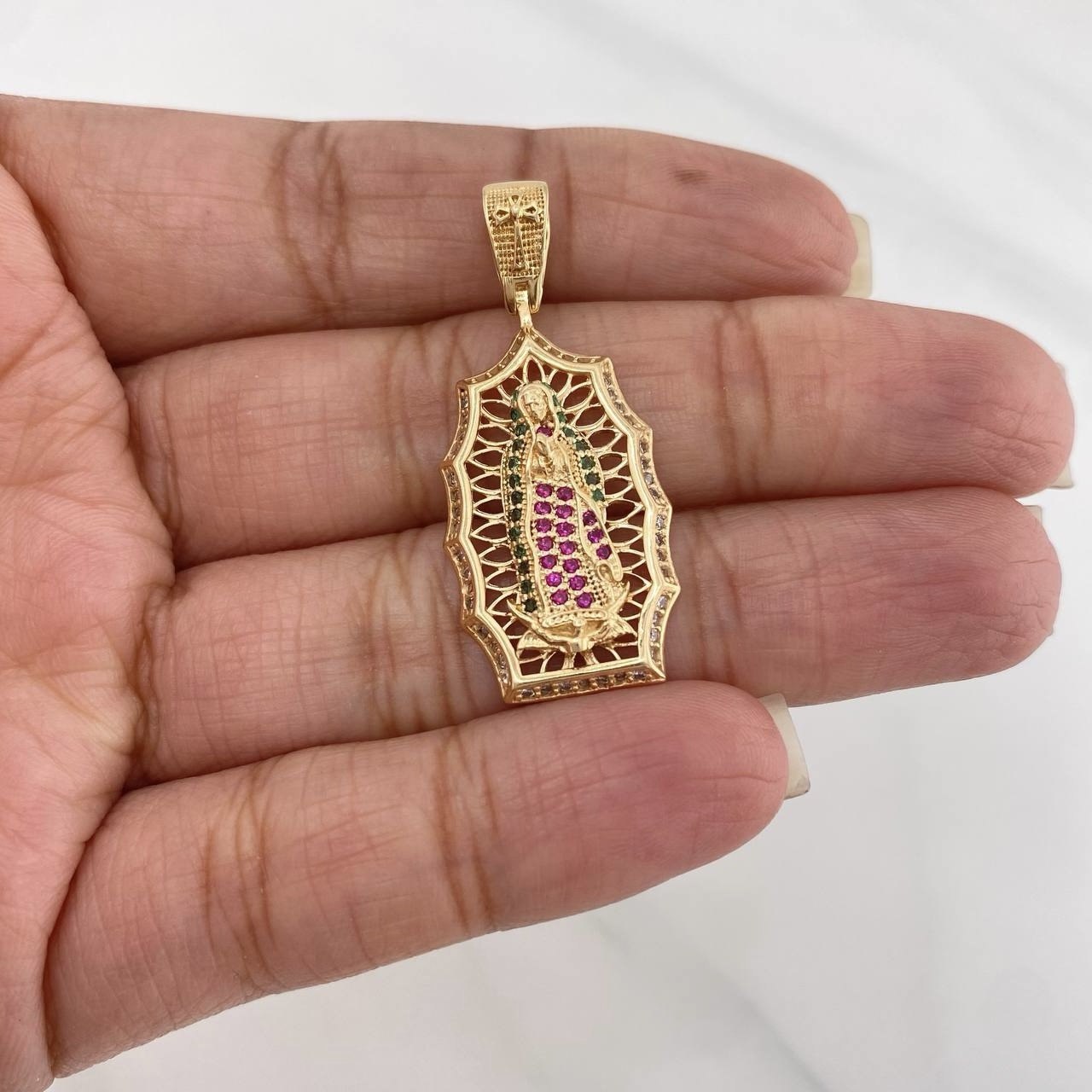 Dije Virgen Guadalupe 4.35 g / 3.7 cm Oro Amarillo 18K