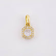 Dije Rombo Tupido 1.05gr / 1.5cm / Oro Amarillo 18K