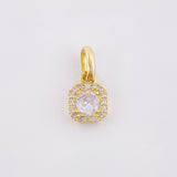 Dije Rombo Tupido 1.05gr / 1.5cm / Oro Amarillo 18K