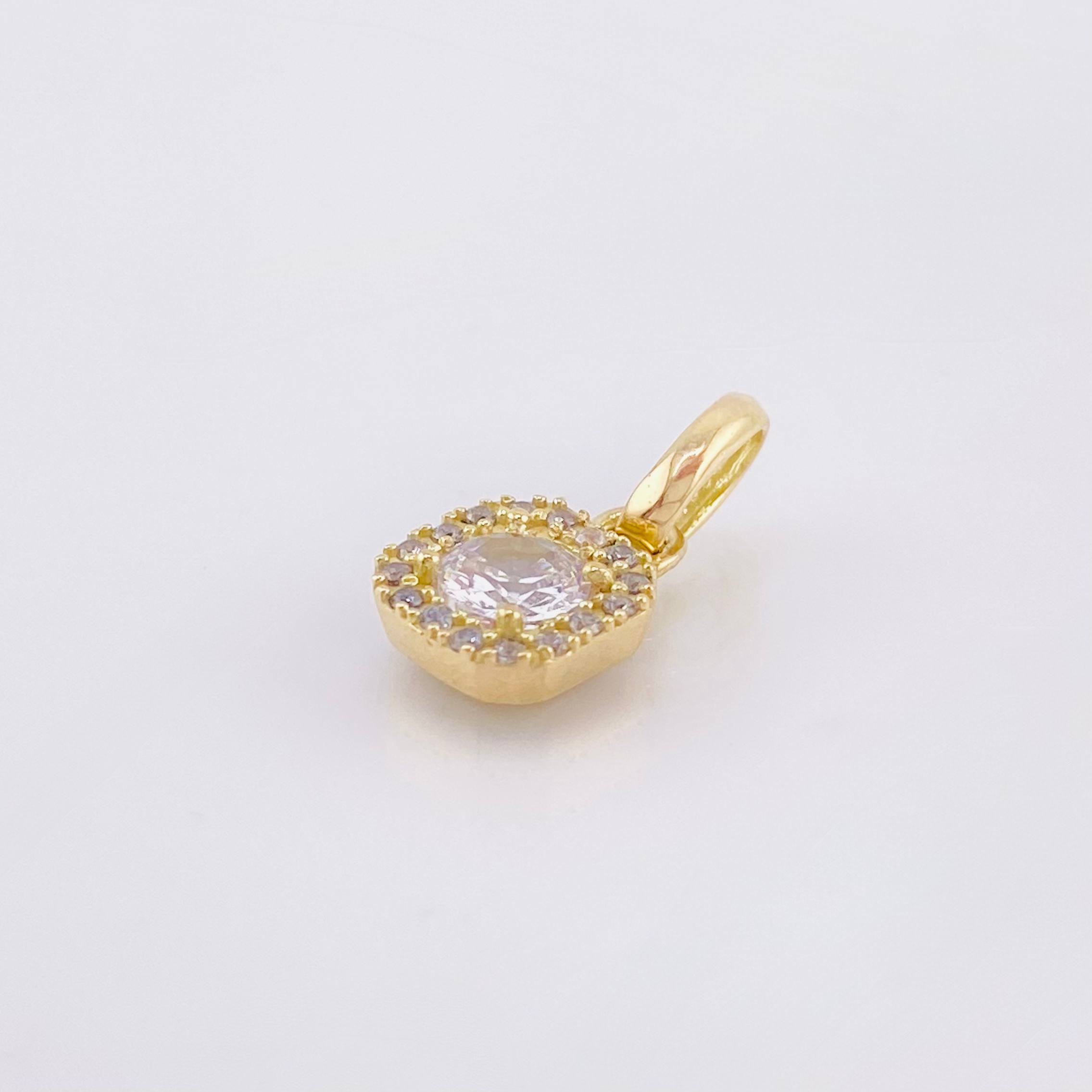 Dije Rombo Tupido 1.05gr / 1.5cm / Oro Amarillo 18K