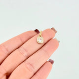 Dije Rombo Tupido 1.05gr / 1.5cm / Oro Amarillo 18K