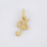 Dije Fe 0.85gr / 1.7cm / Oro Amarillo 18K *