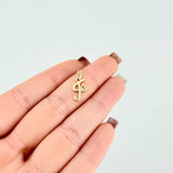 Dije Fe 0.85gr / 1.7cm / Oro Amarillo 18K *