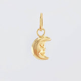 Dije Luna 0.2g / 1.4cm Oro Amarillo 18K
