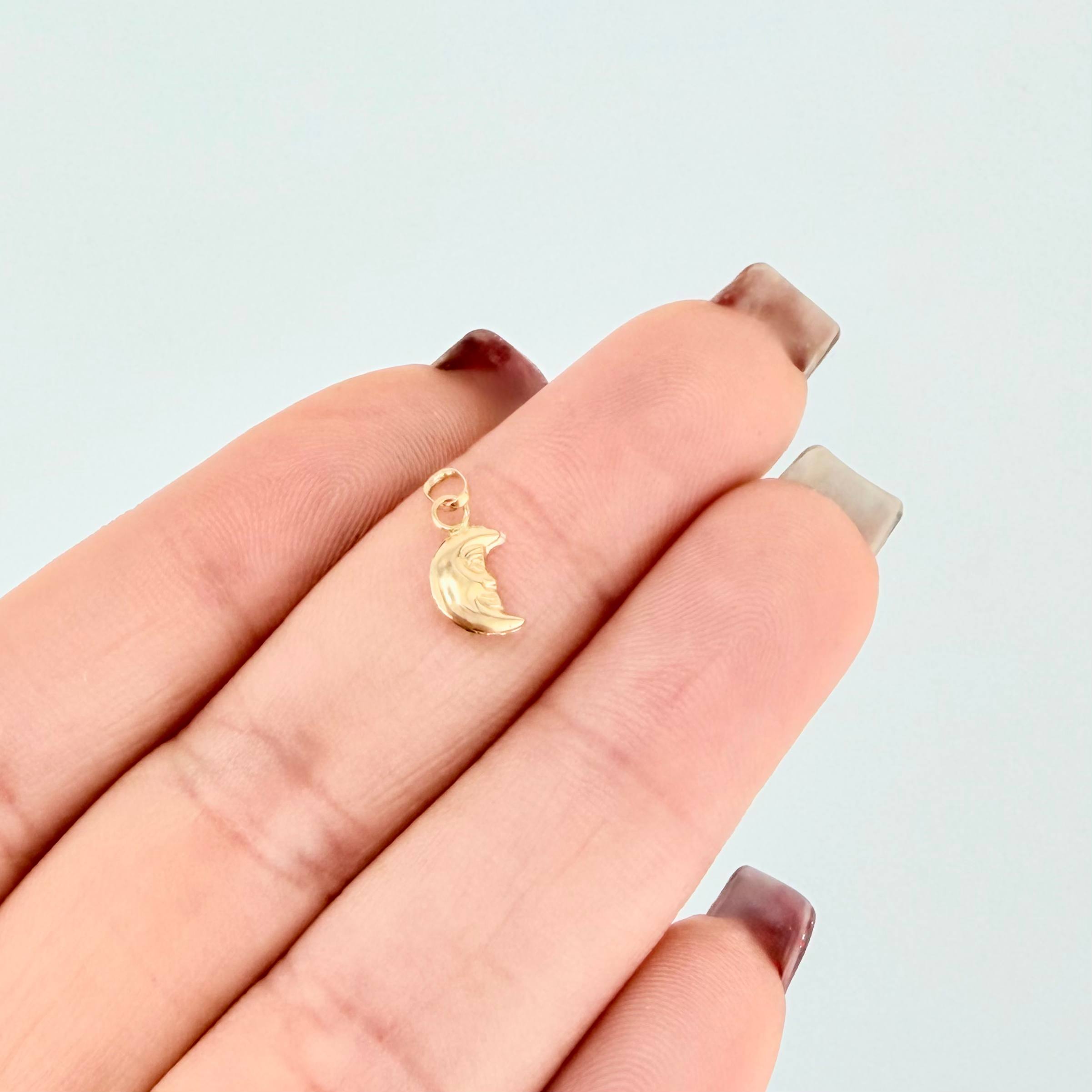 Dije Luna 0.2g / 1.4cm Oro Amarillo 18K
