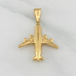 Dije Avion 1.65 g / 3.6 cm Oro Amarillo 18K