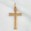 Dije Cruz 1.75 g / 3.7 cm Oro Rosa 18K