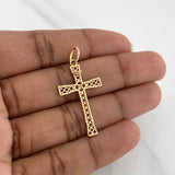 Dije Cruz 1.75 g / 3.7 cm Oro Rosa 18K