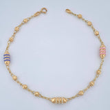 Pulso Espiga Barril 2.6gr / 19cm / 3mm Oro Amarillo 18K %