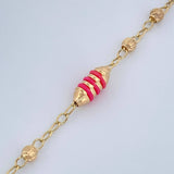 Pulso Espiga Barril 2.7gr / 19cm / 3mm Oro Amarillo 18K %