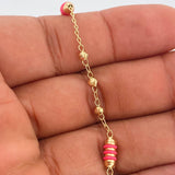Pulso Espiga Barril 2.7gr / 19cm / 3mm Oro Amarillo 18K %