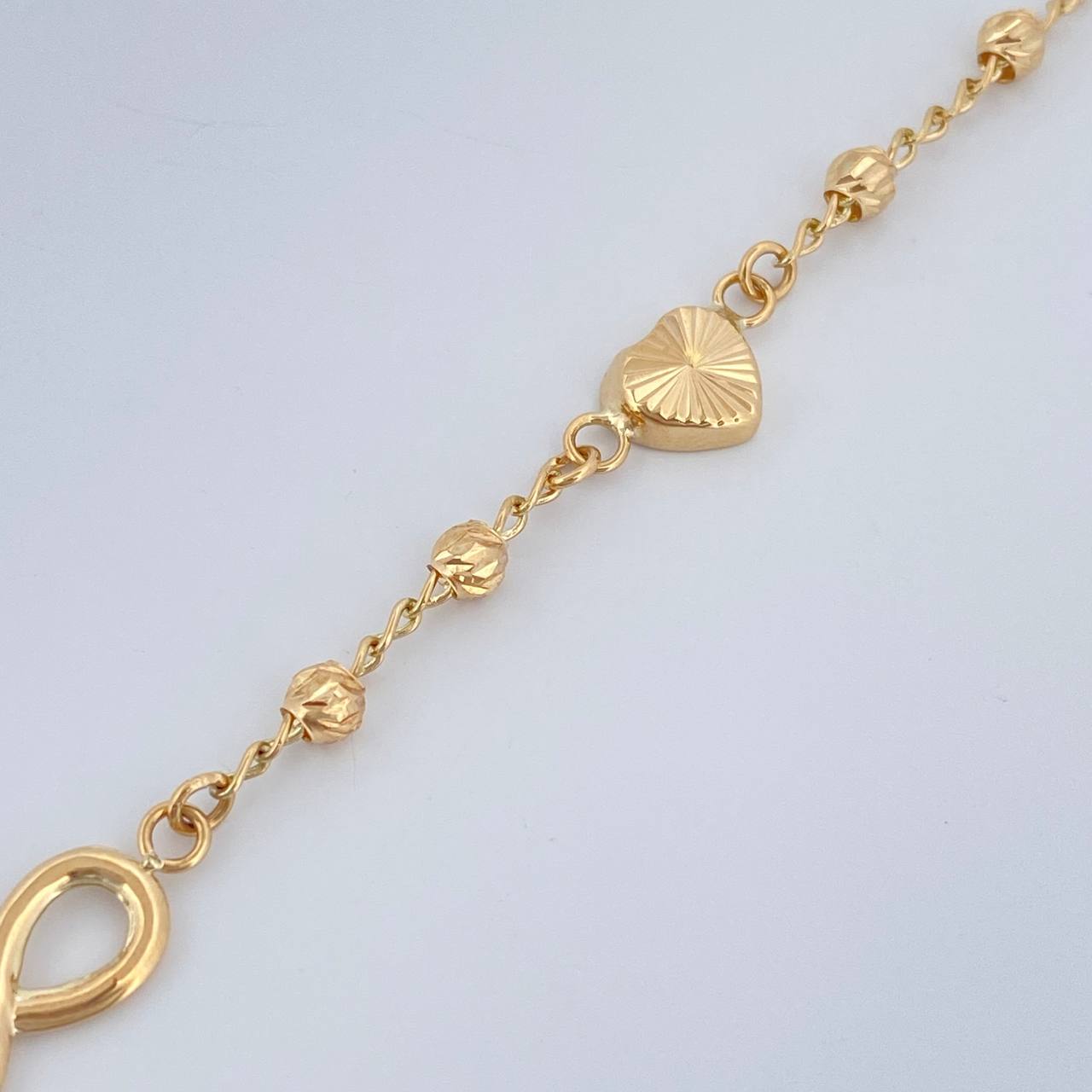 Pulso Espiga Barril 2.8gr / 19cm / 3mm Oro Amarillo 18K %