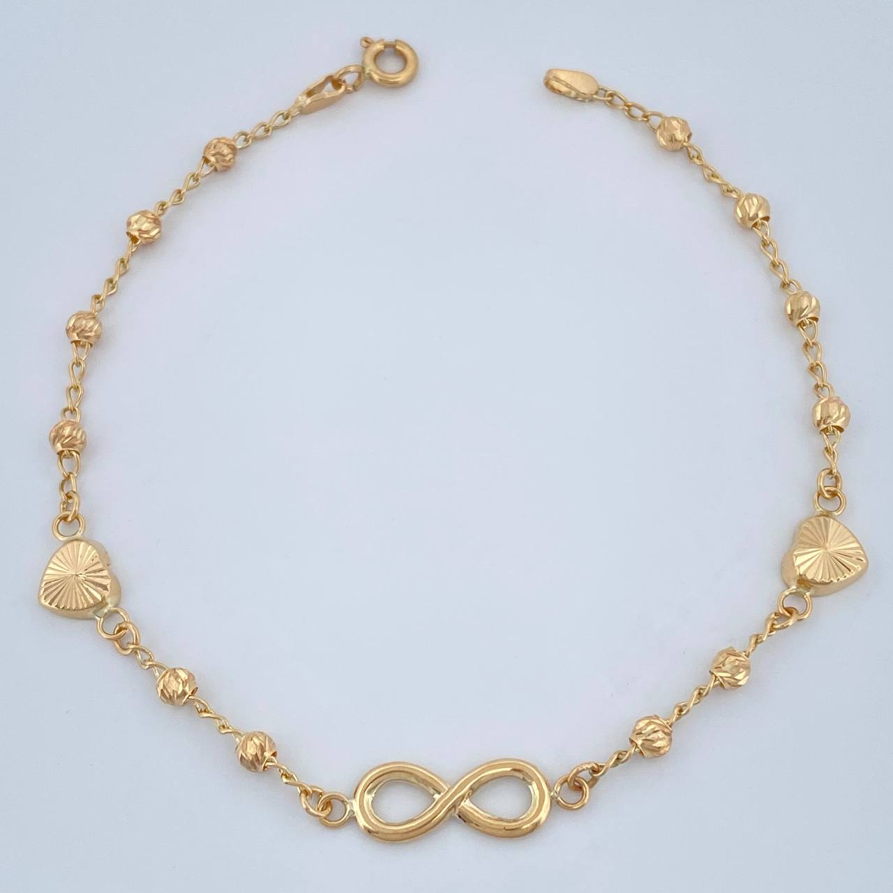 Pulso Espiga Barril 2.8gr / 19cm / 3mm Oro Amarillo 18K %