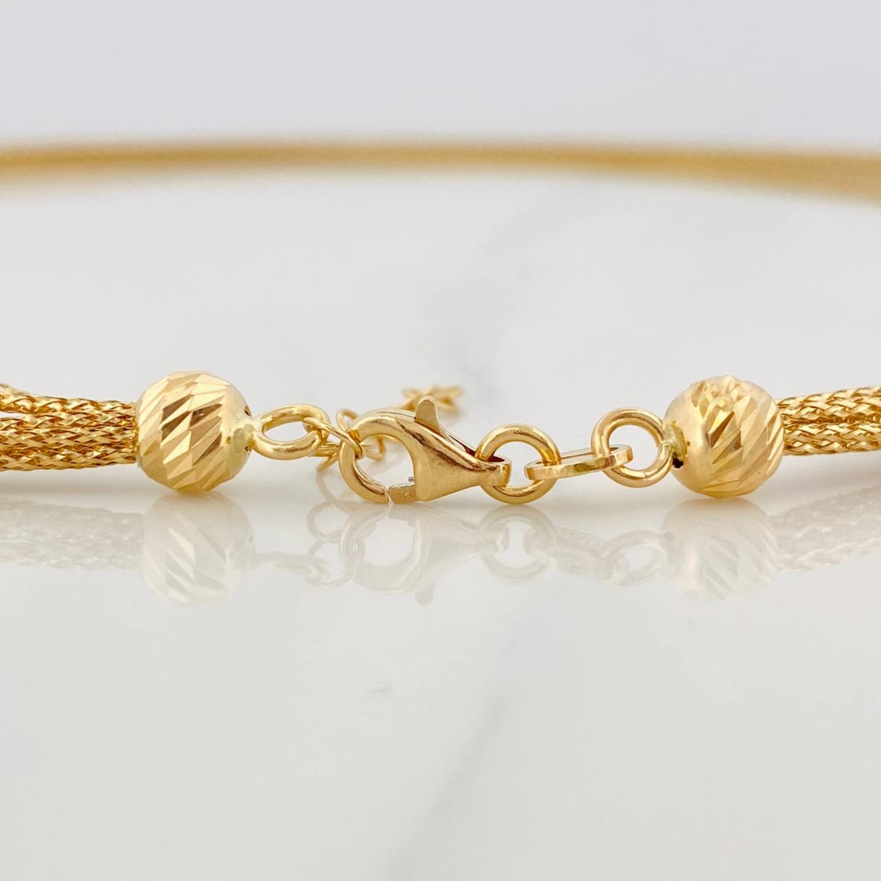 Cadena Cascada 9.95g / 45cm / 0.9mm Oro Amarillo 18K