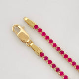Pulso Tenis 1.75g / 16.5cm / 1.3mm Oro Amarillo 18K