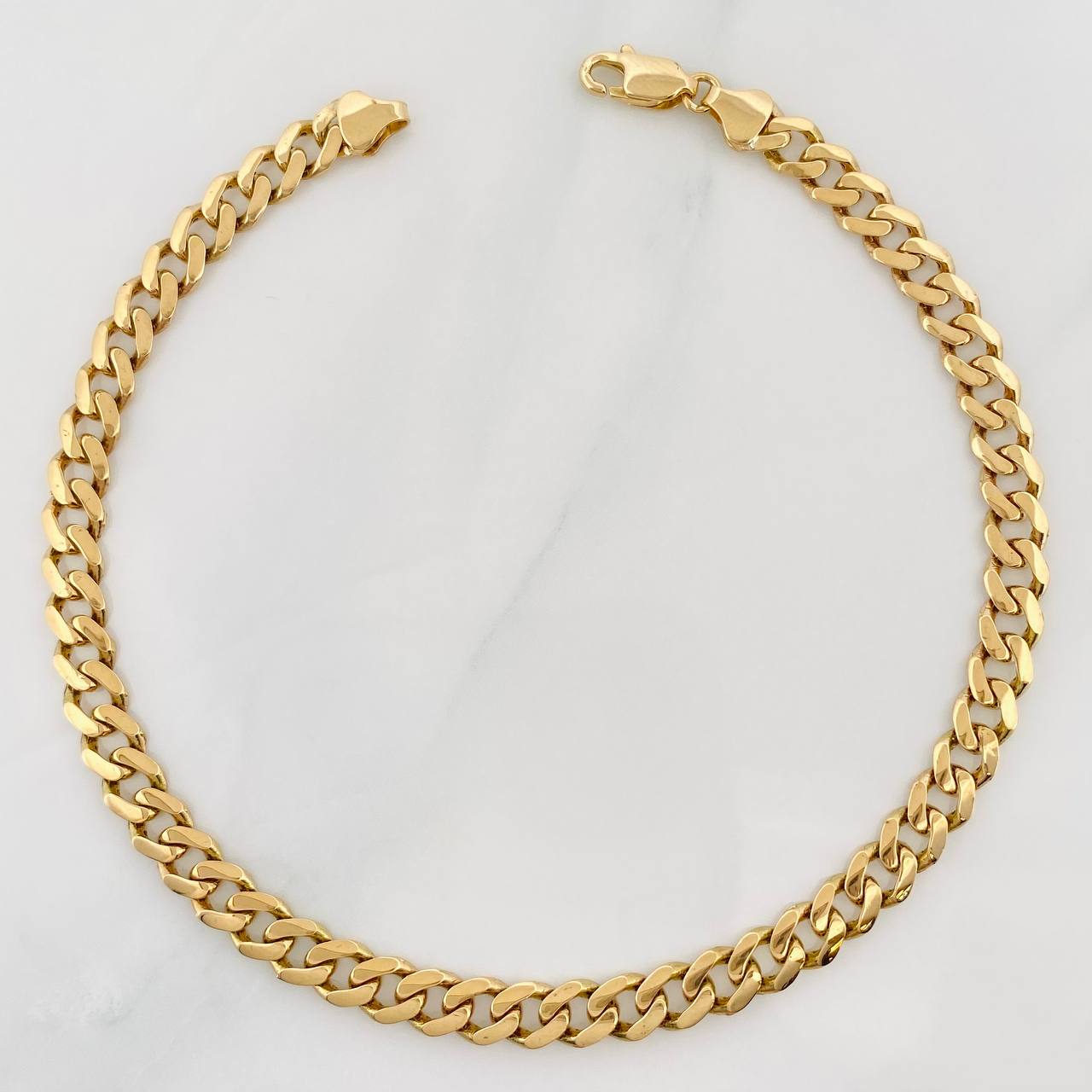 Pulso Cubano 5.7g / 22cm / 5mm Oro Amarillo 18K