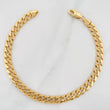 Pulso Cubano 10.2g / 21cm / 6.35mm Oro Amarillo 18K