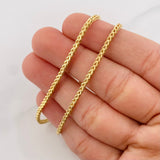 Cadena Franco 7.8g / 60cm / 2.6mm Oro Amarillo 18K