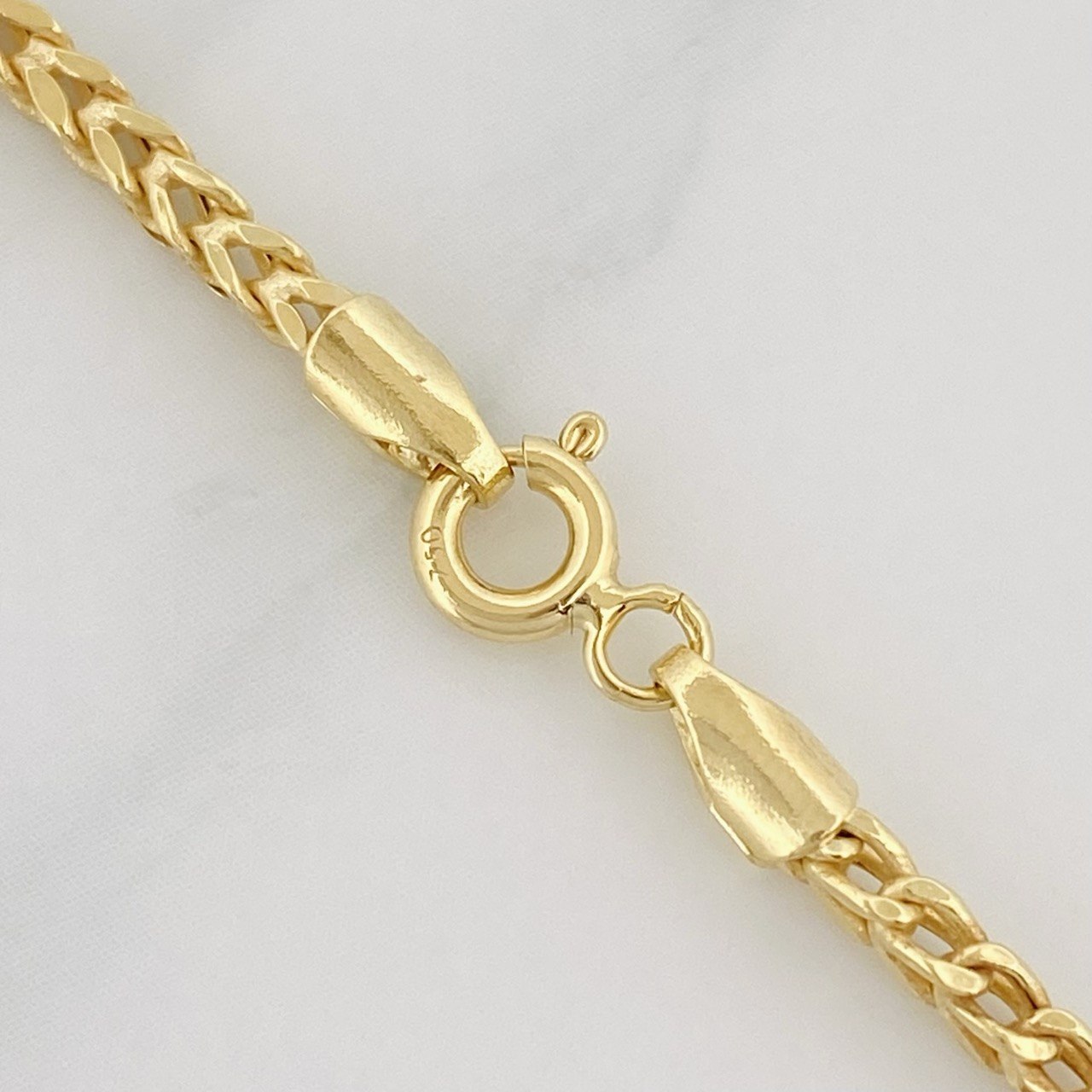 Cadena Franco 7.8g / 60cm / 2.6mm Oro Amarillo 18K
