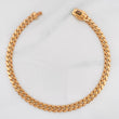 Pulso Cubano Infinito 6.1g / 18.5cm / 4.9mm Oro Rosa 18K